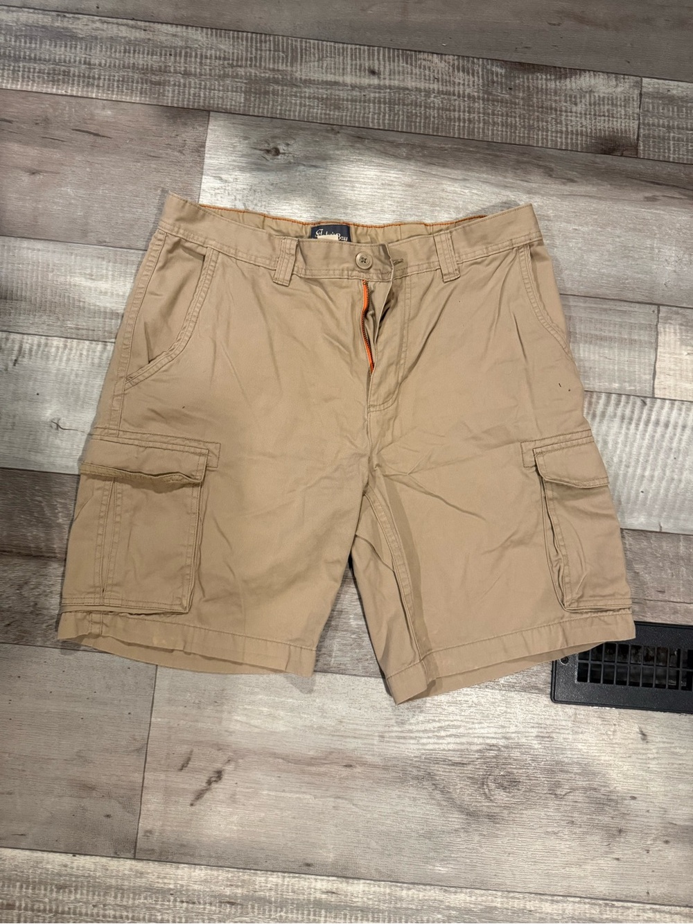 St. John's Bay Tan Cargo Shorts with Utility Pockets